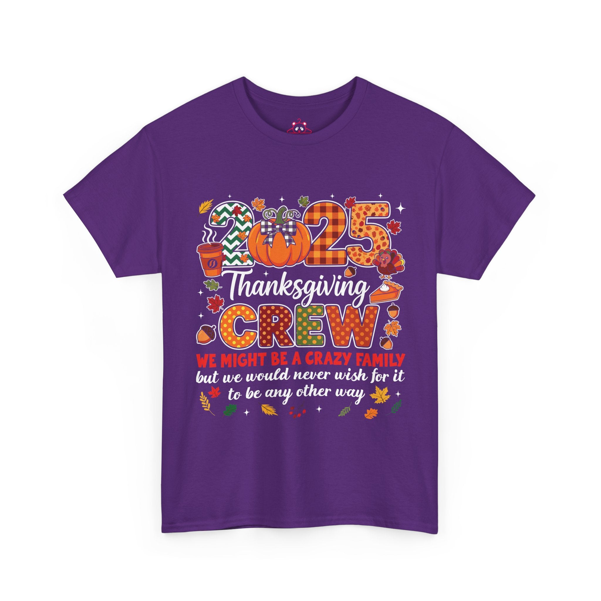 Family Matching Thanksgiving Crew 2025 T-Shirt, Turkey Feast Day Gifts shirt Men Women, Thanksgiving Presents For Mom Dad Grandpa Grandma