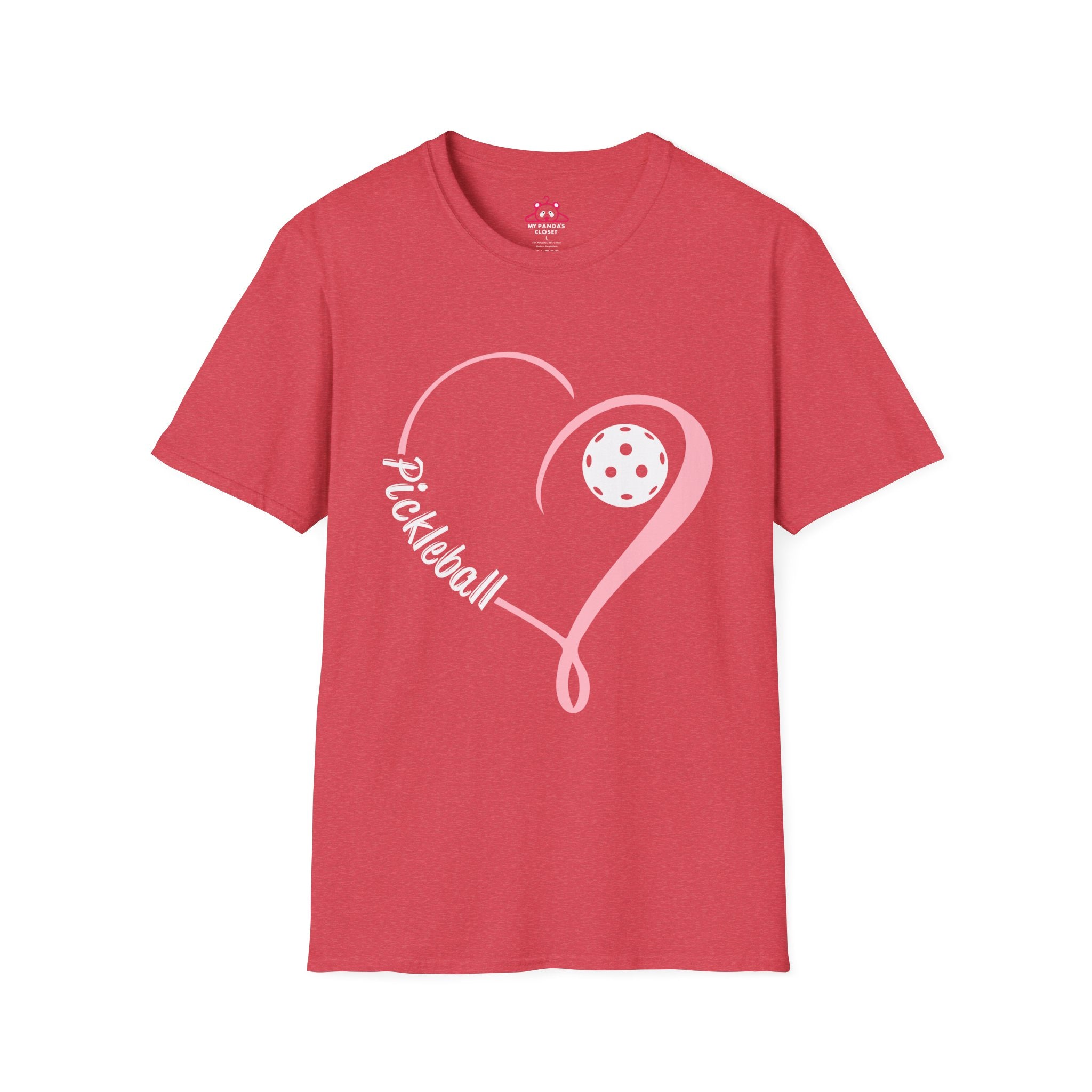 Pickleball Love Unisex T-Shirt | Cute Sports Tee, Gift for Pickleball Lovers, Casual Wear, Birthday Present, Sports Enthusiast Top